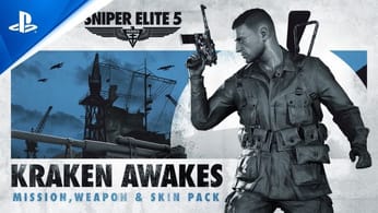 Sniper Elite 5 - Kraken Awakes Mission, Weapon & Skin Pack Trailer | PS5 & PS4 Games