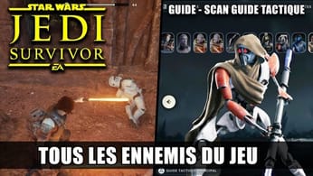 Star Wars Jedi Survivor : Tous les ENNEMIS du jeu (Guide 100% Scan) Géographie Intergalactique 🏆