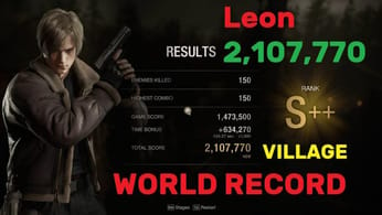 Resident Evil 4 Remake Mercenaries - 2,107,770 Leon Village S++ | World Record Strategy