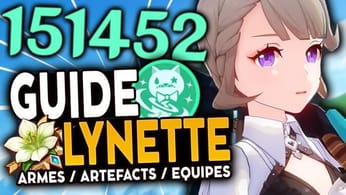 LYNETTE SUPPORT & DPS ! Guide Artéfacts, Teams & Armes ! | Genshin Impact