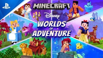 Minecraft - Disney Worlds of Adventure Launch Trailer | PS4 Games