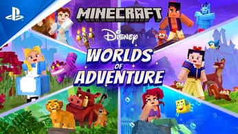 Minecraft - Disney Worlds of Adventure Launch Trailer | PS4 Games