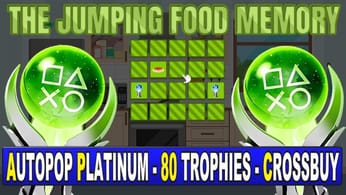 Easy & Cheap Platinum Game PS4, PS5 | Autopop Platinum - The Jumping Food Memory Quick Trophy Guide
