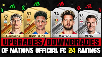FC 24 | BIGGEST RATING UPGRADES & DOWNGRADES of Every Nation (FIFA 24)! 💀😲