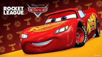 The Lightning McQueen Car Body and other cosmetics hit the soccar pitch in Rocket League