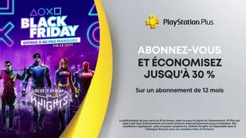 PlayStation Plus | Offre Black Friday 2023 : jusqu'à -30% de réduction jusqu'au 27 novembre 2023