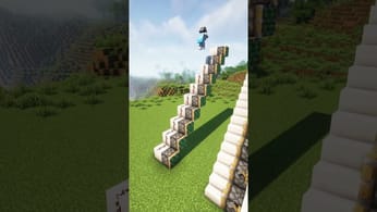 Minecraft Automatic Stairs😱 #shorts