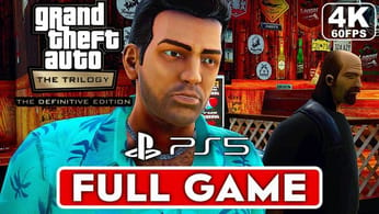 GTA VICE CITY DEFINITIVE EDITION Gameplay Walkthrough FULL GAME [4K 60FPS PS5] - No Commentary