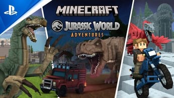 Minecraft - Jurassic World Adventures Launch Trailer | PS4 Games