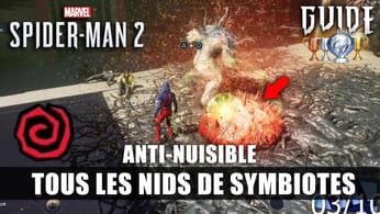 Marvel's Spider-Man 2 : Tous les NIDS DE SYMBIOTES (Emplacement & Solution) Guide : Anti-nusible 🏆