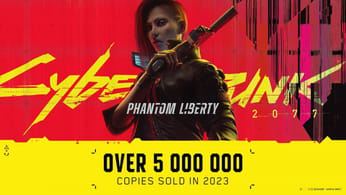 Cyberpunk 2077: Phantom Liberty s'est vendu à 5 millions d'exemplaires.