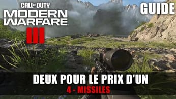 Call of Duty Modern Warfare 3 (2023) : Deux pour le prix d'un - Guide Trophée / Succès 🏆 Missiles
