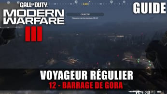 Call of Duty Modern Warfare 3 (2023) : Voyageur régulier - Guide Trophée 🏆 Barrage de Gora (bombe)