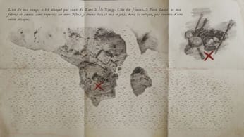 Reliques du passé Skull and Bones : Carte au trésor, ancien trésor mystique... Où trouver l'indice sur les reliques du Peuple de la Mer ?