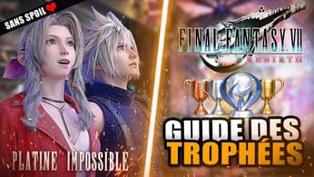 Final Fantasy 7 Rebirth : Guide des Trophées 🏆 Platine DIFFICILE !? Manquable, Durée, Difficulté ...