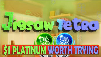 New Easy $1 Platinum Game Worth Trying - Jigsaw Tetra Quick Trophy Guide