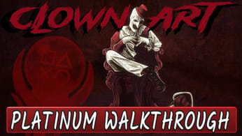 Clown Art 100% Platinum Walkthrough - Escape from Clown Art in a terrifying horror game 😂🤣😅😹