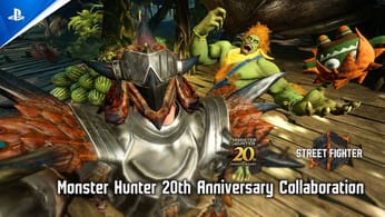 Street Fighter 6 - Monster Hunter 20th Anniversary Collaboration Trailer | PS5 & PS4 Games