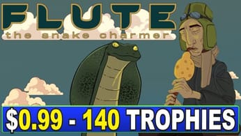 Easy $1 Platinum Game - 140 Trophies - Flute The Snake Charmer Crossbuy PS4, PS5