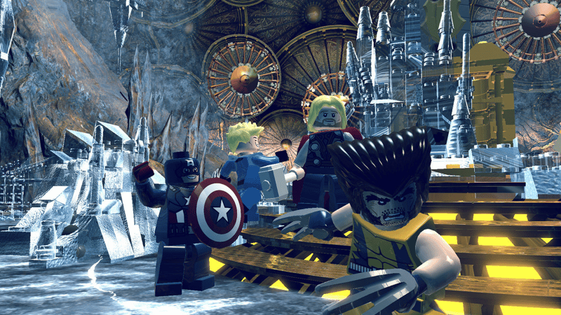 Legos marvel heros