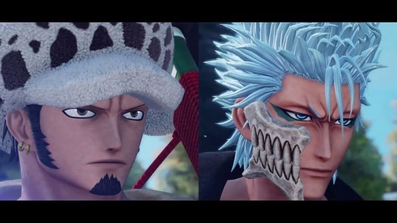 Grimmjow de Bleach et Law de One Piece arrivent dans Jump Force