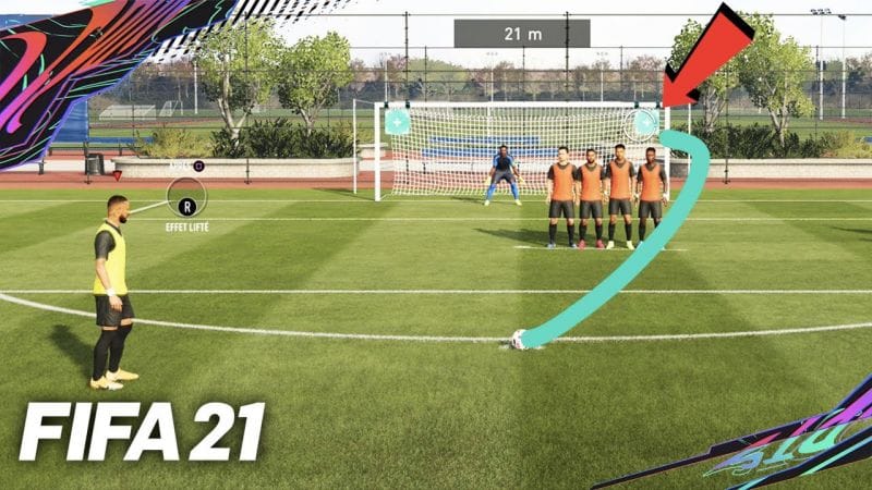 TUTO COUP FRANC FIFA 21 - Réussir toutes les techniques de coups francs - Guide Complet