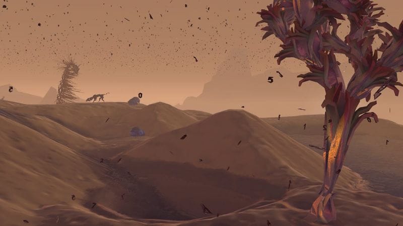 Grâce au mode sandbox de Paper Beast, faites des expériences avec l’écosystème qui évolue en permanence