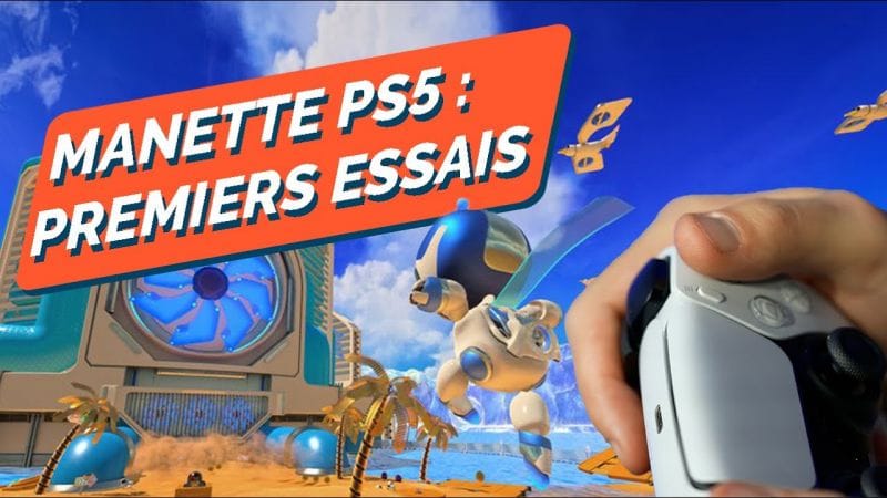 DUALSENSE : premiers essais sur la manette de la PlayStation 5 ! - Astro's Playroom