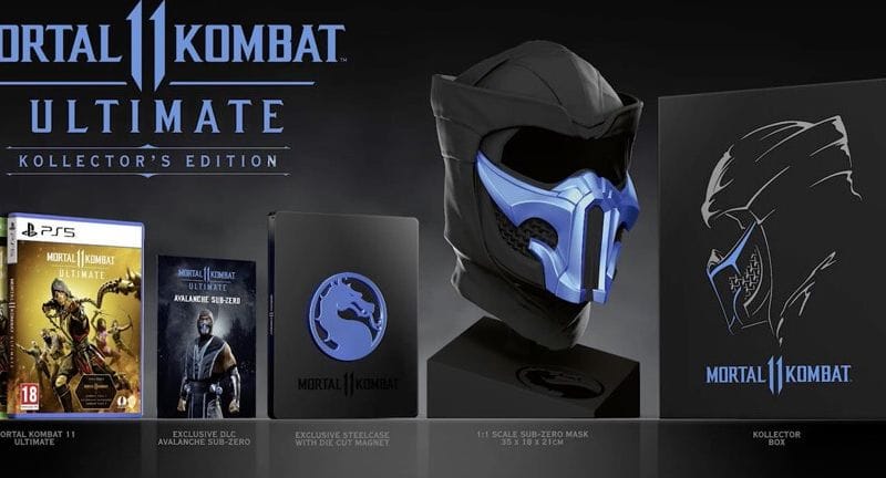 Détail de l'édition collector de Mortal Kombat 11 Ultimate (PS5)