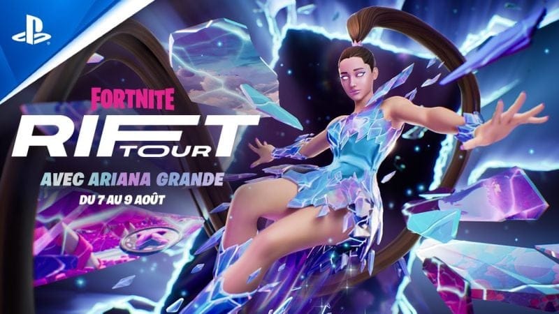 Fortnite | Bande-annonce du Rift Tour avec Ariana Grande | PS5, PS4