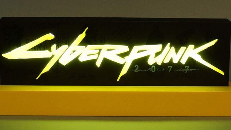 Lampe logo cyberpunk 2077