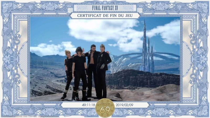 Fin de FFXV