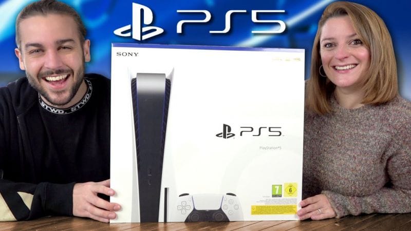 ON A RECU LA NOUVELLE PS5 ! UNBOXING ET TEST