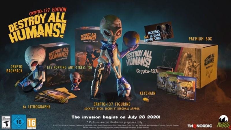 L'edition collector de DESTROY ALL HUMANS baiisse de prix