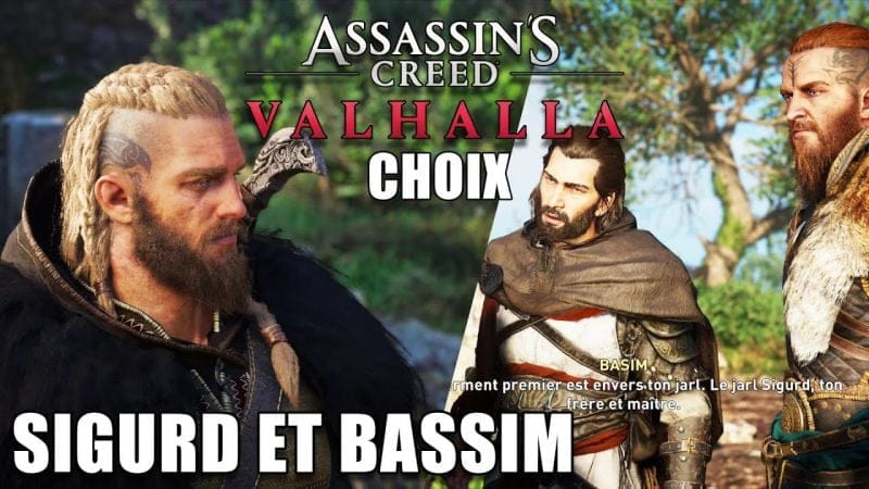 ASSASSIN'S CREED VALHALLA : CHOIX SIGURD : COUP DE POING À BASSIM / SIGURD (Conséquence, Différence)