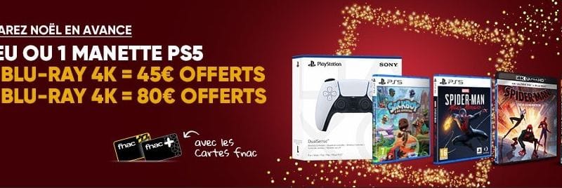 Bon  plan FNAC Blu-Ray + PS5