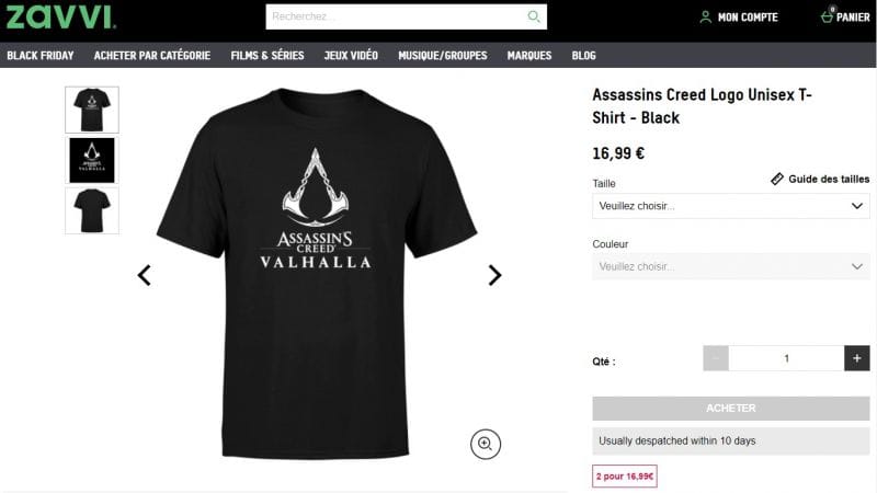 Bon plan 2 T-shirt "GEEK" pour 17€ sur Zavvi