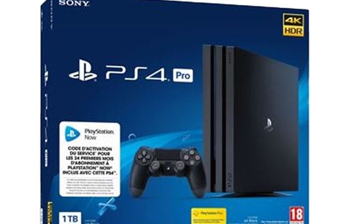 Offre PS4 pro +24 mois ps now