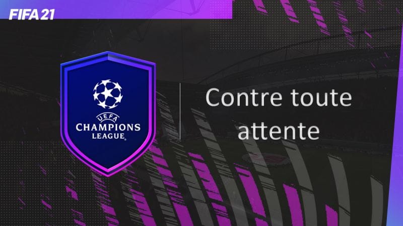 FIFA 21, Solution DCE Contre toute attente - Guides - Gamosaurus