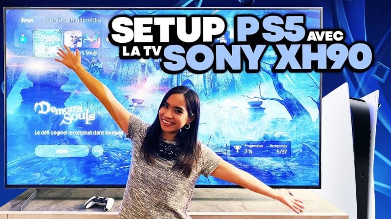 Setup PS5 avec la TV SONY XH90 ! (215cm, 4K, 120hz, 7ms)