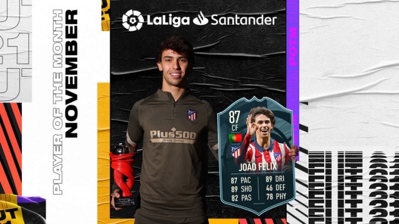 Les solutions du DCE de Joao Felix POTM sur FUT 21