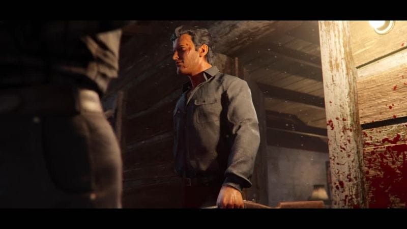 Bande-annonce La saga cinématographique Evil Dead revient avec un titre multijoueur - Game Awards 2020 - jeuxvideo.com