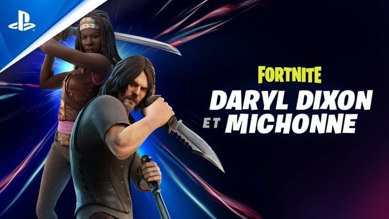Fortnite | Michonne et Daryl sont arrivés à travers le point zéro | PS5, PS4