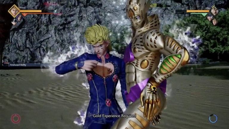 Jump Force : Giorno Giovanna (Jojo’s Bizarre Adventure) arrivera au printemps 2021