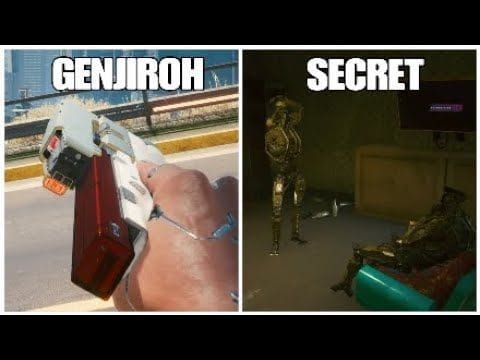 Cyberpunk 2077 - Comment Récupérer Le GENJIROH Arme Iconique & Secret Robot