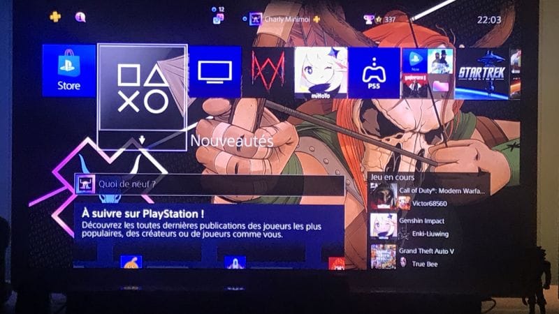 Actualité PS4 n’est plus sûr PS5