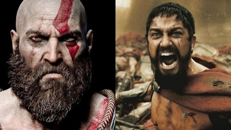 Gerard Butler dans la peau de Kratos dans God of War