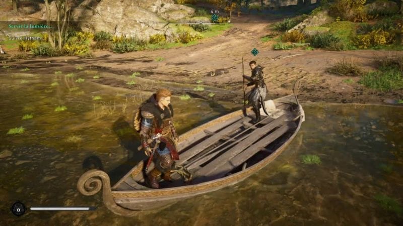 Assassin's Creed Valhalla : Hytham a vraiment besoin d'une formation de batelier...