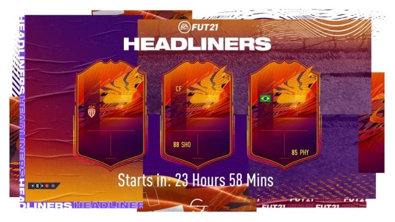 Les joueurs Headliners 1 débarque sur FUT 21