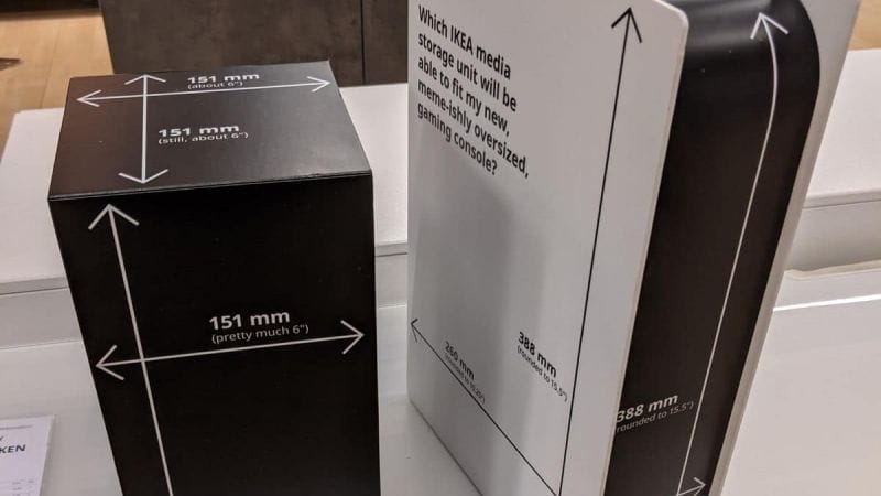 De fausses PS5 et Xbox Series X arrivent chez Ikea pour vous aider à choisir vos meubles